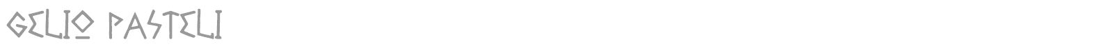 Gelio font preview